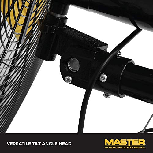 Master 24 Inch Oscillating Industrial High Velocity Wall Mount Fan for, Commercial, Shop or Garage, All Steel Construction (MAC-24WOSC) - Image 4
