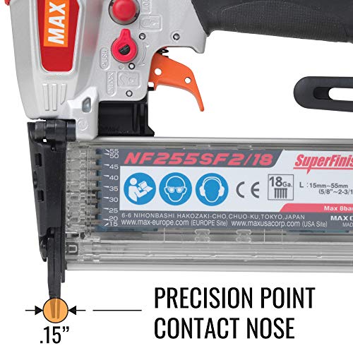 MAX USA (NF255SF2/18) 18-Gauge Brad Nailer to 2-1/8 In. - Image 4
