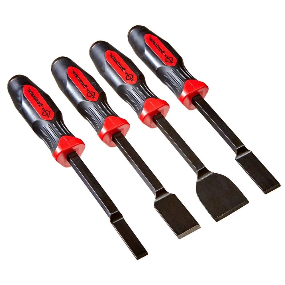 Mayhew 14082 Dominator Straight Scrapers, 4 Piece Scraper Set