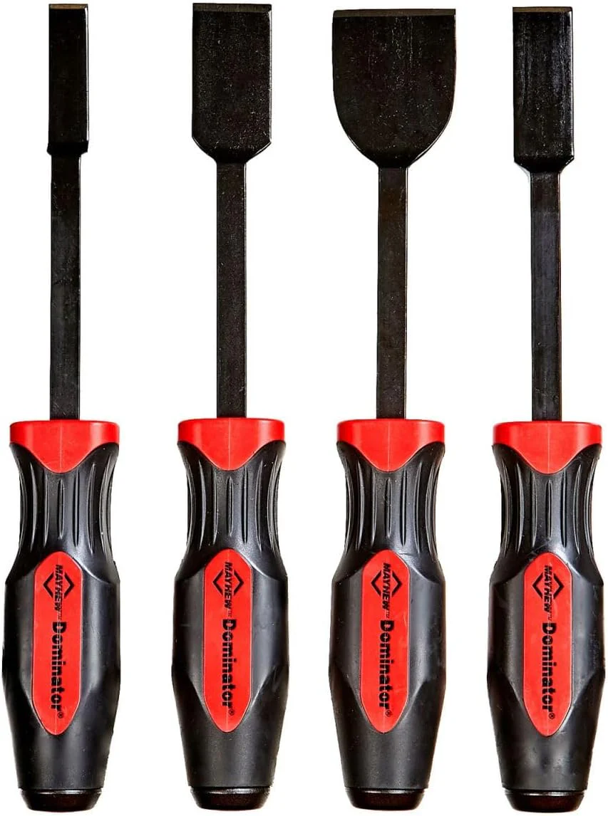 Mayhew 14082 Dominator Straight Scrapers, 4 Piece Scraper Set - Image 7