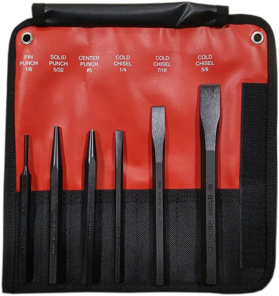 Mayhew 61406 Punch and Chisel Set, 6-Piece - Image 2