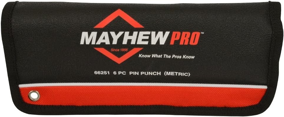 Mayhew 66251 Pin Punch Set, 6-Piece, Black Oxide Finish - Image 3