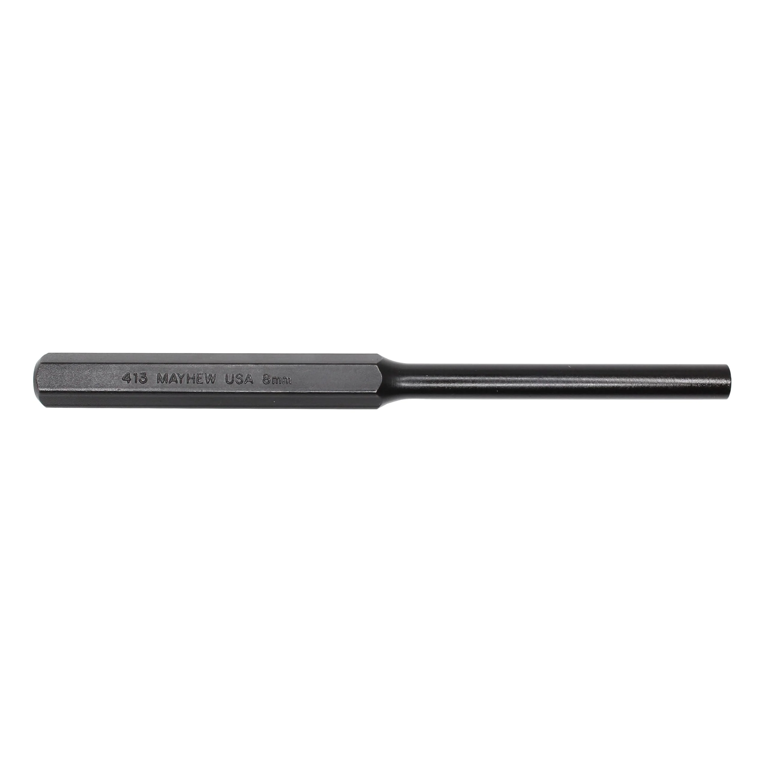 Mayhew Pro 21228 8mm Metric Pin Punch 8 mm x 2-3/4" Black Oxide Finish