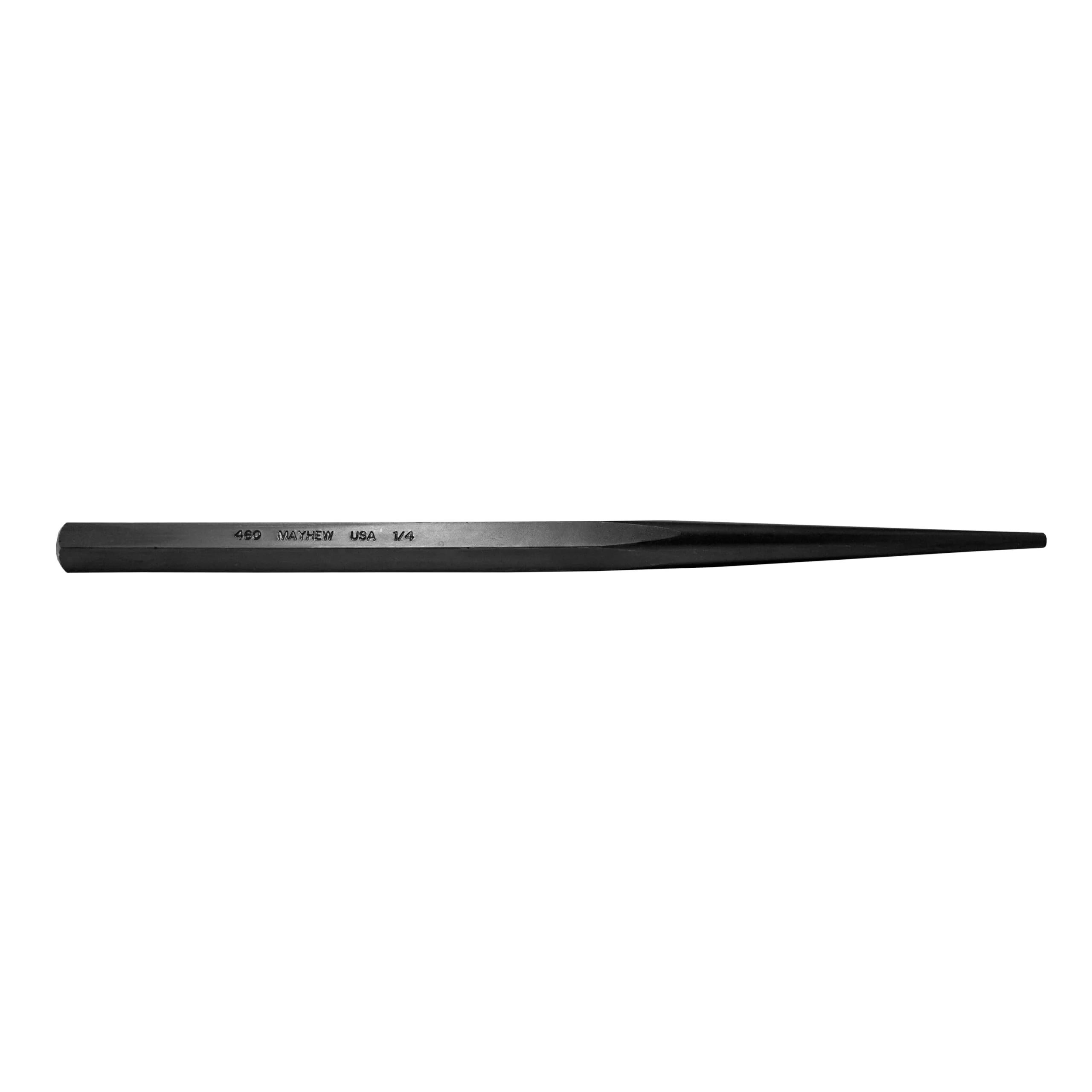 Mayhew Pro 22005 1/4-Inch Line-Up Punch Black Oxide Finish 1/4" x 15"