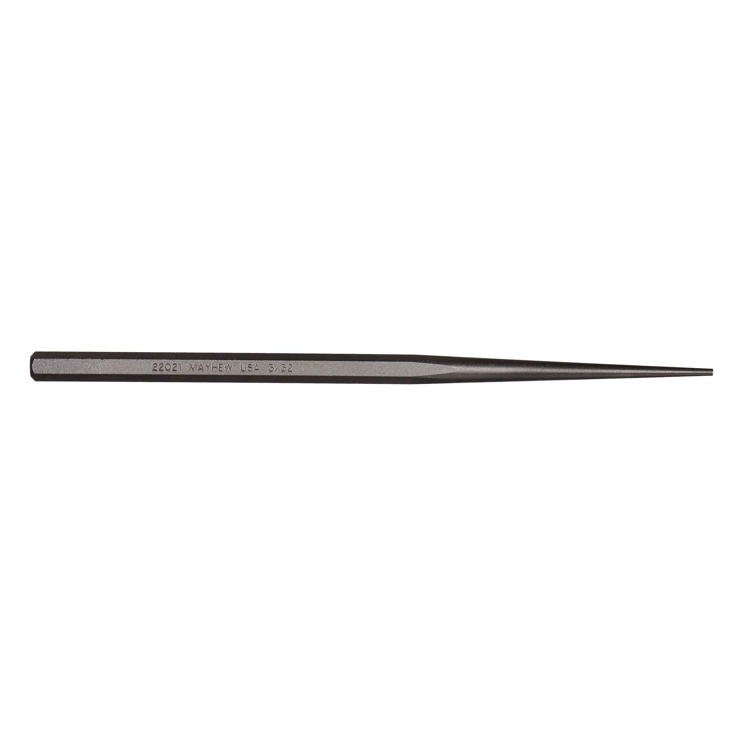 Mayhew Pro 22021 3/32-Inch Line-Up Punch Black Oxide Finish 3/32" x 8"