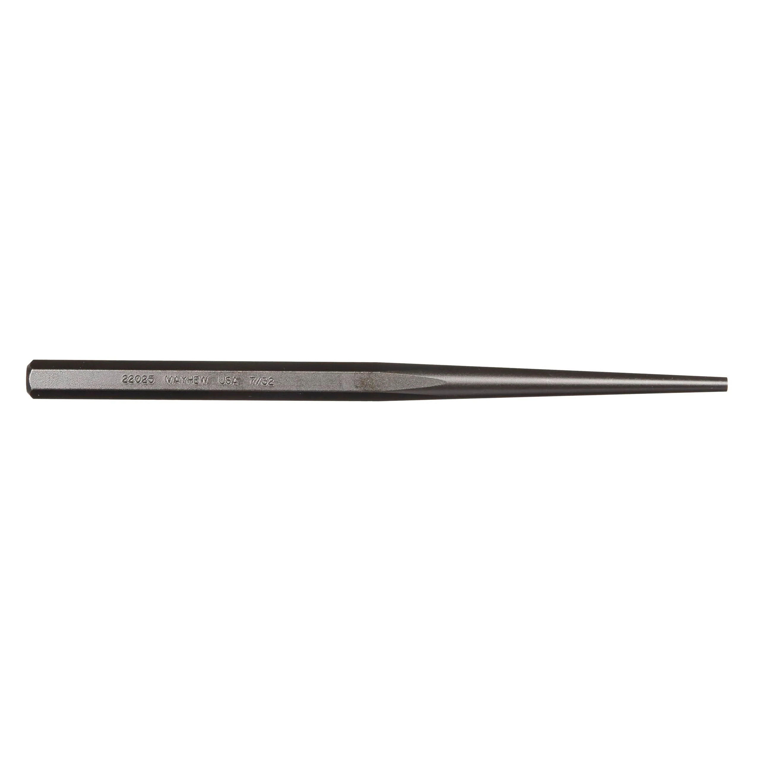 Mayhew Pro 22025 7/32-Inch Line-Up Punch Black Oxide Finish 7/32" x 10"