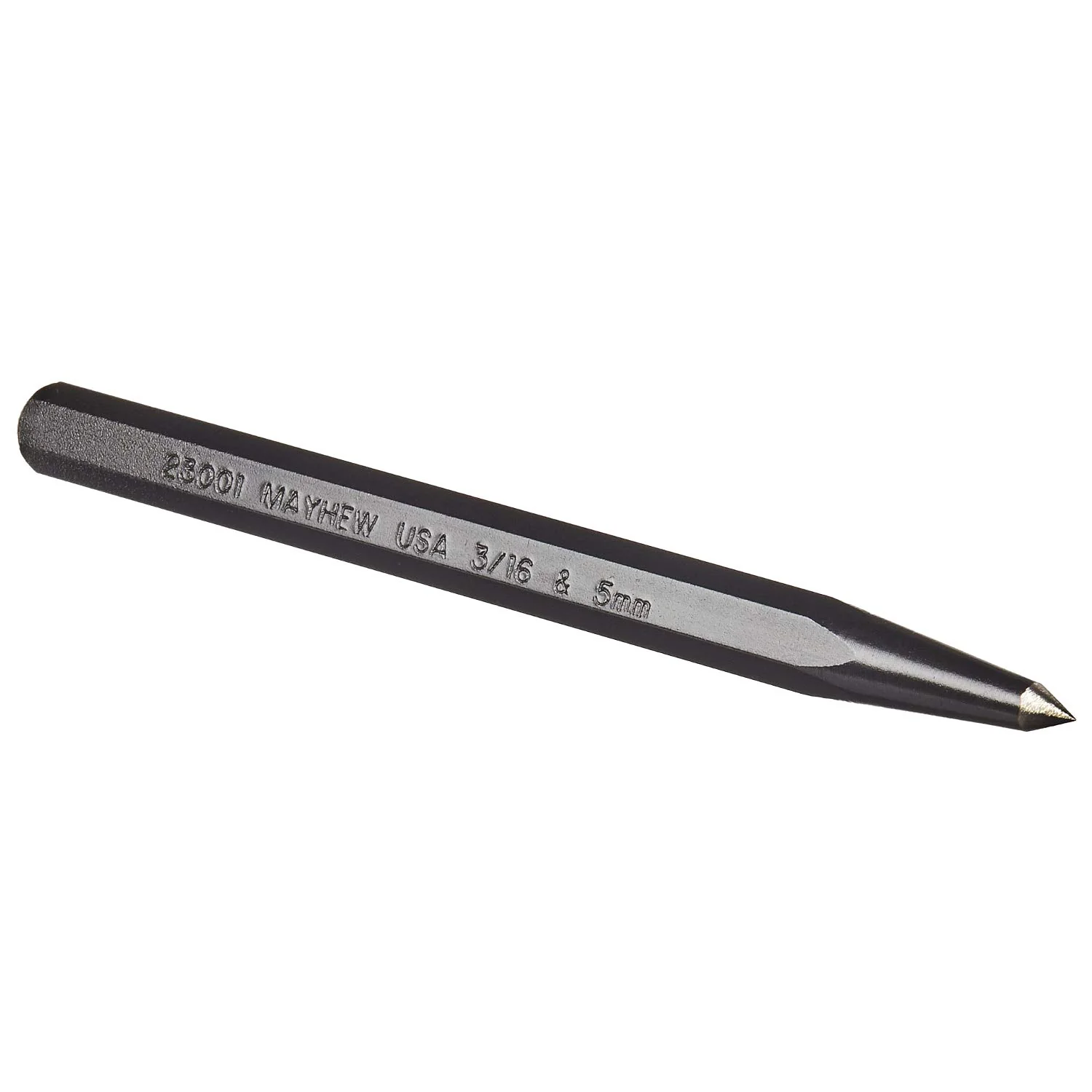 Mayhew Pro 23001 3/16-Inch Prick Punch 3/16" - 5mm x 4-1/2"