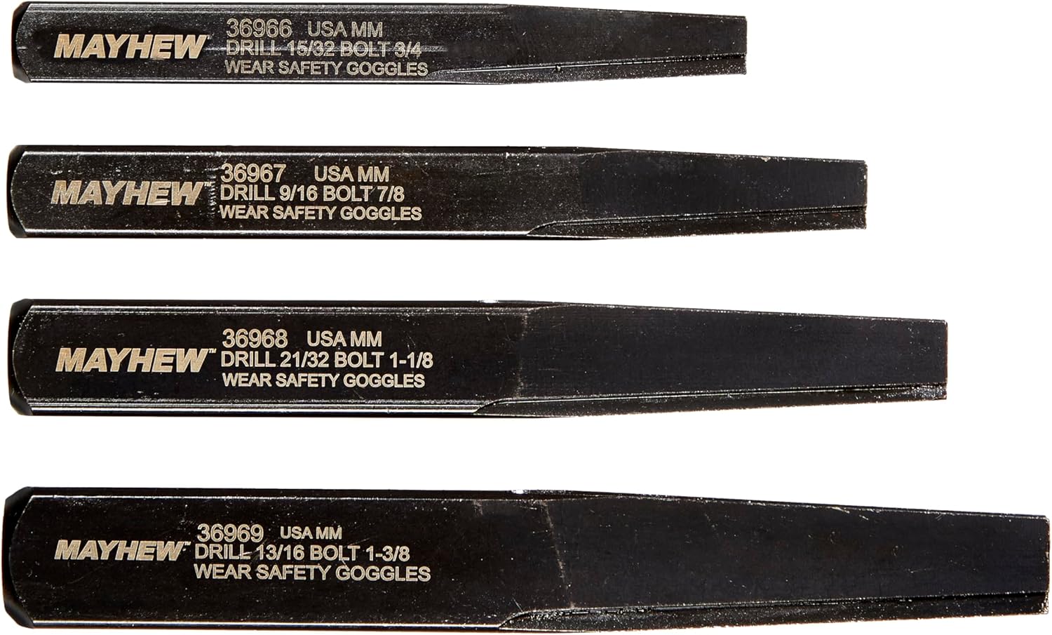 Mayhew Pro 37331 Screw Extractor Set, 4-Piece - Image 3