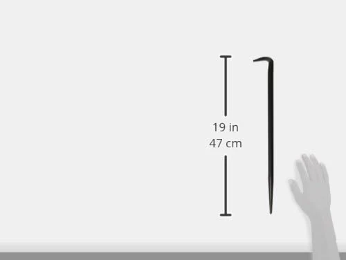 Mayhew Pro 40102 18-Inch Rolling Head Pry Bar, 18" - Image 2