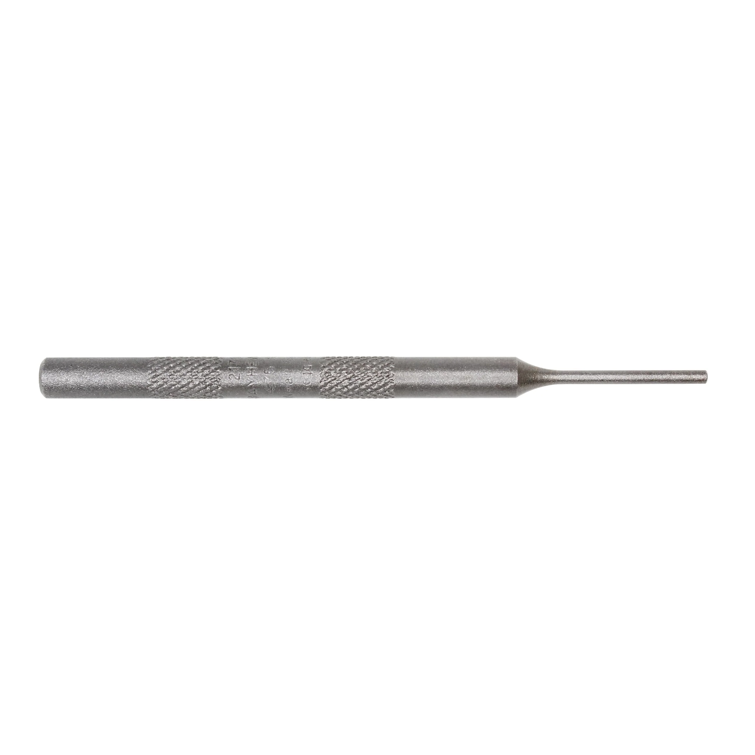 Mayhew Select 21702 3/32-Inch Knurled Pin Punch 3/32" x 0.88" Pin 4" OAL x 1/4" Body Shot-blast Finish
