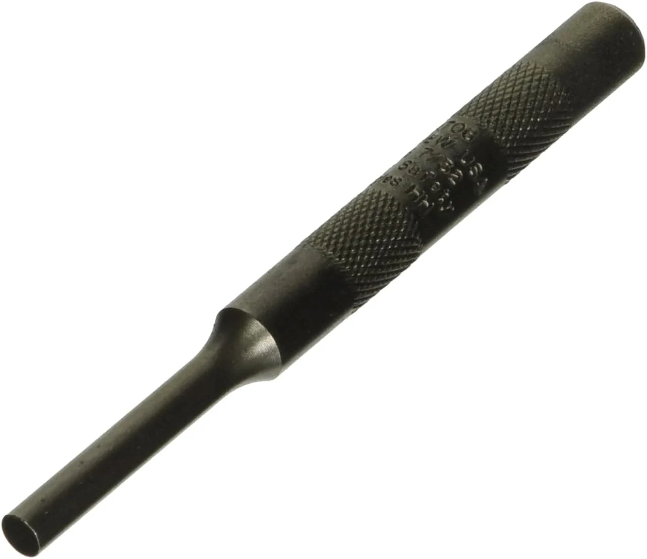 Mayhew Select 21706 7/32-Inch Knurled Pin Punch 7/32" x 1.25 Pin" 4" OAL x 3/8" Body, Shot-blast Finish - Image 2