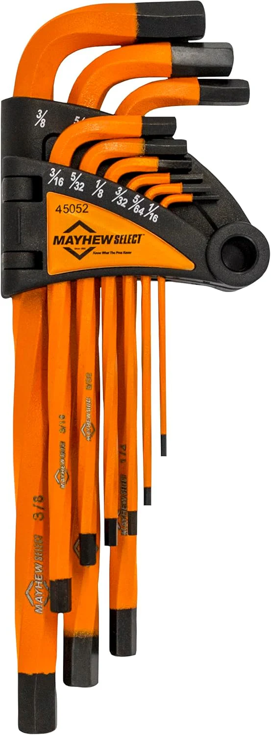 Mayhew Select 45052 SAE Twisted Hex Key Set, 9-Piece - Image 2