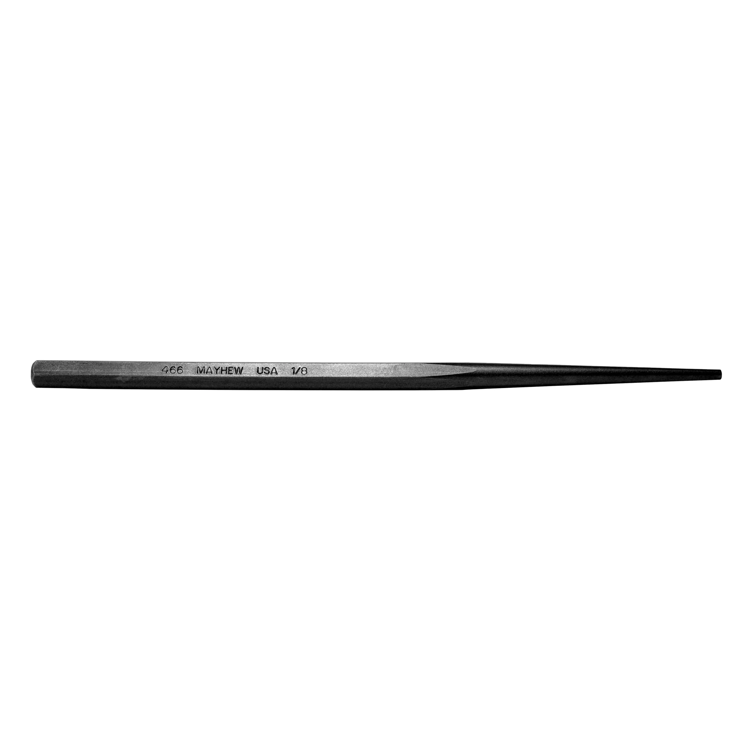 Mayhew Select 72010 1/8-Inch Line-Up Punch Blast Finish 1/8" x 8"