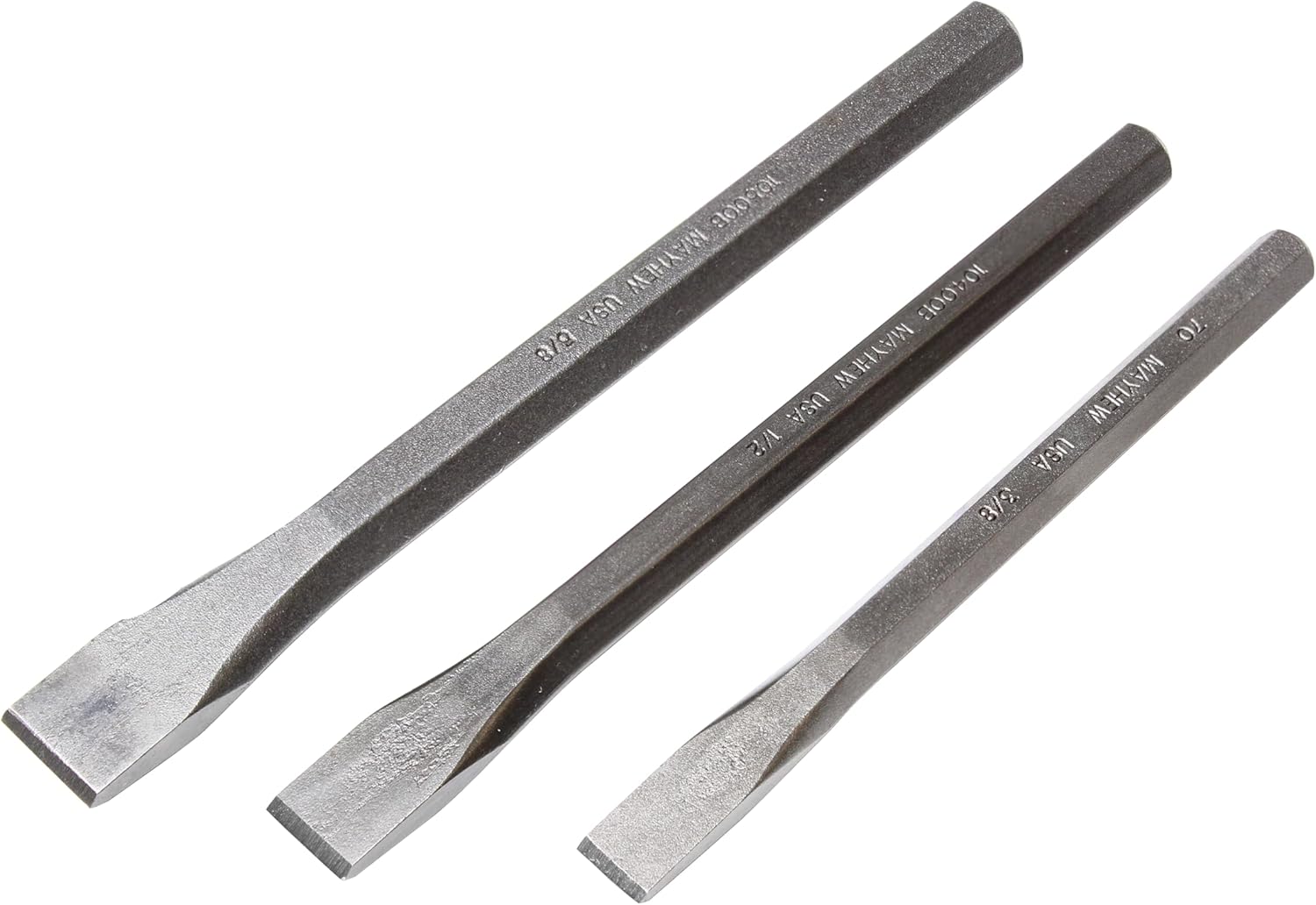 Mayhew Select 89062 Carded Cold Chisel Set, 3-Piece - Image 4