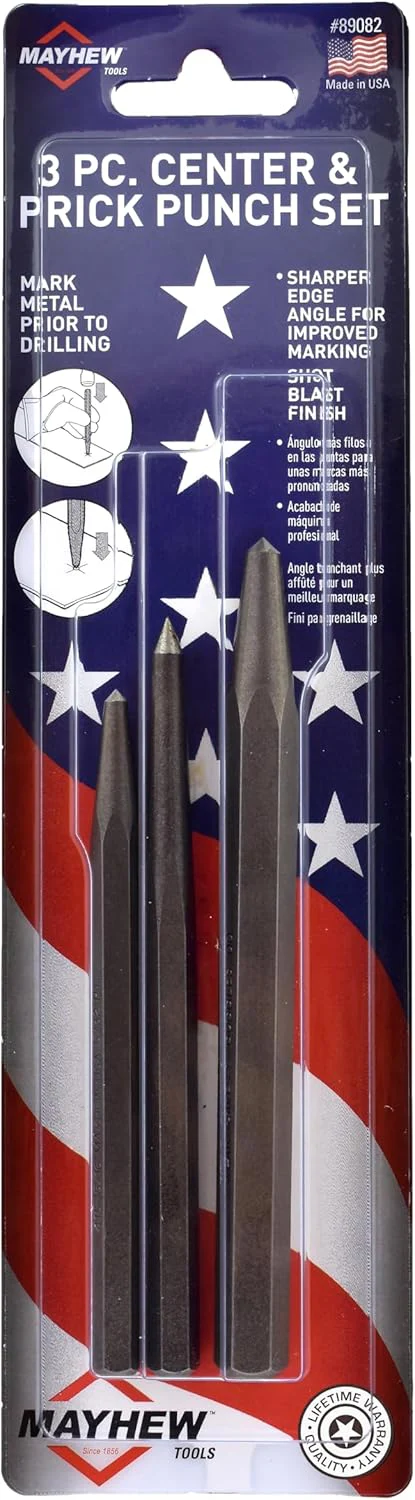Mayhew Select 89082 Punch Set, 3-Piece, Black - Image 2