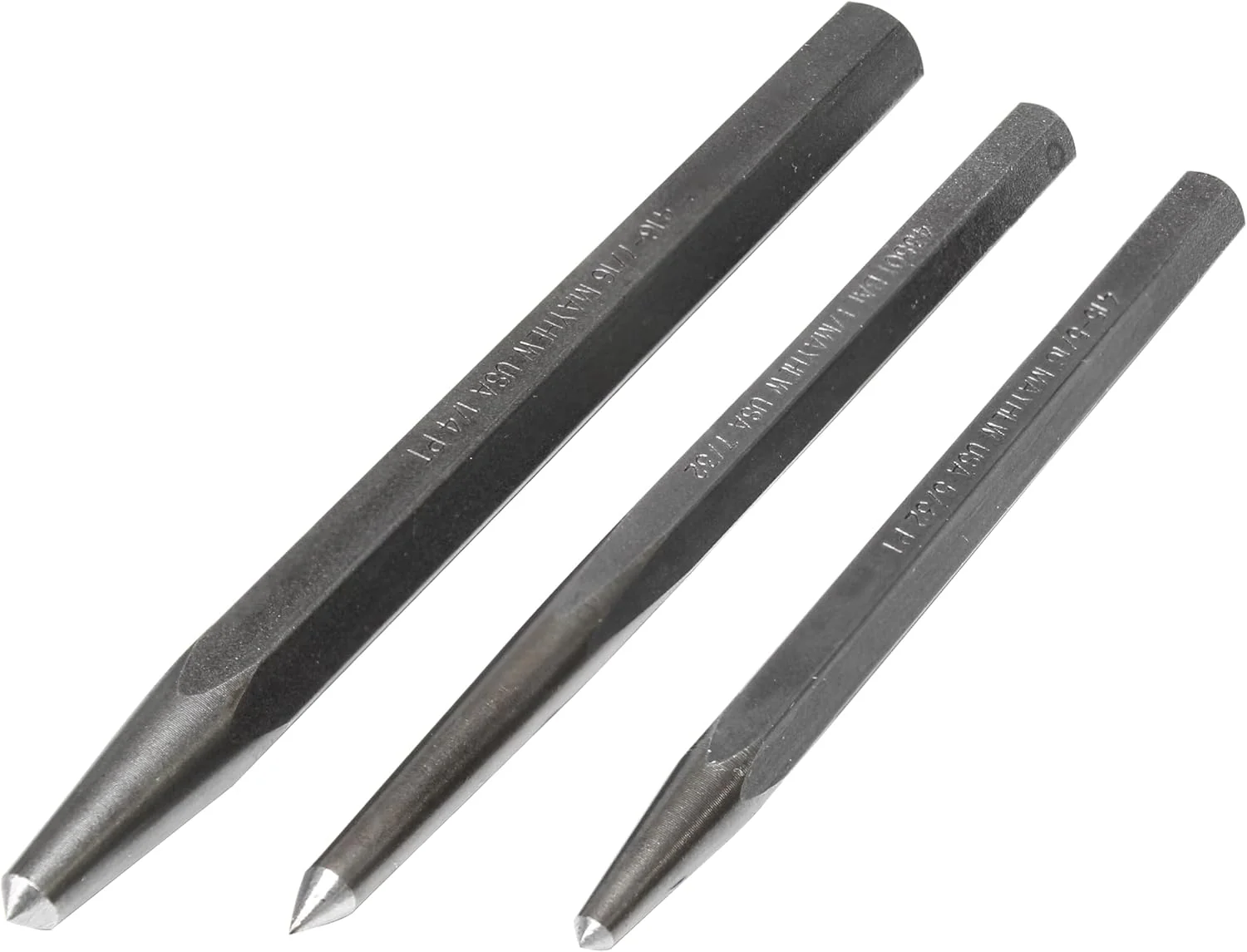 Mayhew Select 89082 Punch Set, 3-Piece, Black - Image 4