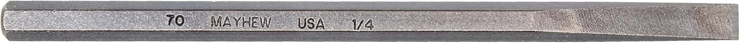Mayhew Tools 10102 Carded Cold Chisel, 1/4" x 4-1/2", Shot Blast Finish - Image 4