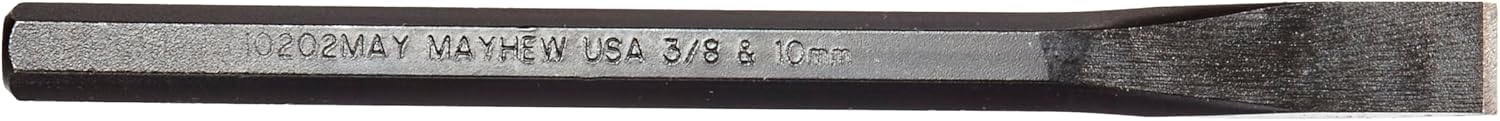 Mayhew Tools 10202 Carded Cold Chisel, 5/16" x 5", Shot Blast Finish - Image 2