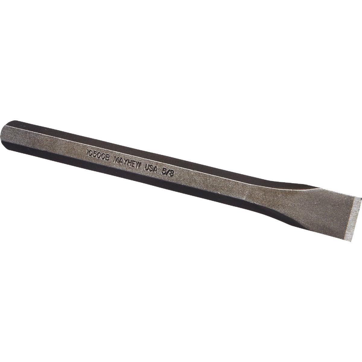 Mayhew Tools 10502 Carded Cold Chisel, 5/8" x 6-1/2", Shot Blast Finish