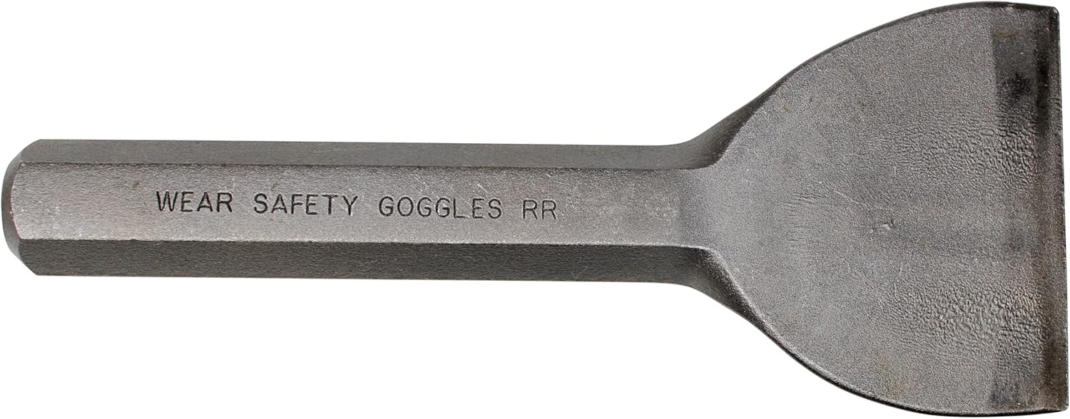 Mayhew Tools 12300 Mason Chisel, 3", Shot Blast Finish 3" by 7-1/2", No Handguard - Image 3
