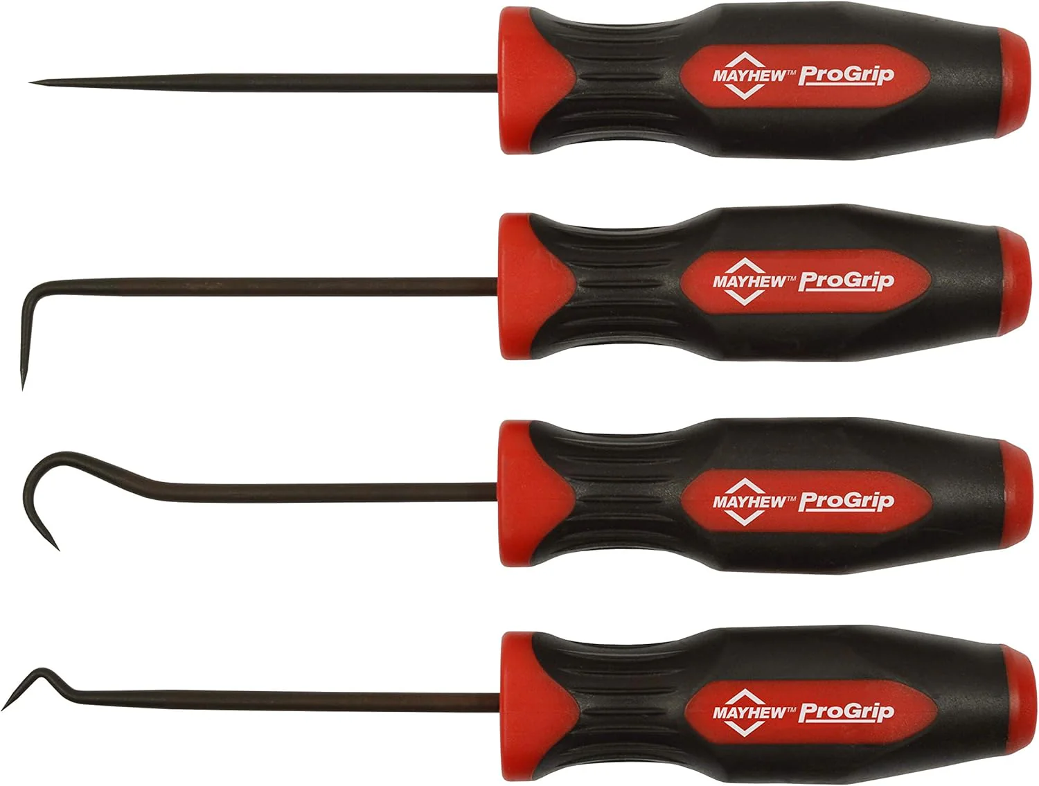 Mayhew Tools 13096 ProGrip 4-Piece Hose Pick Set, Black Oxide Finish - Image 2