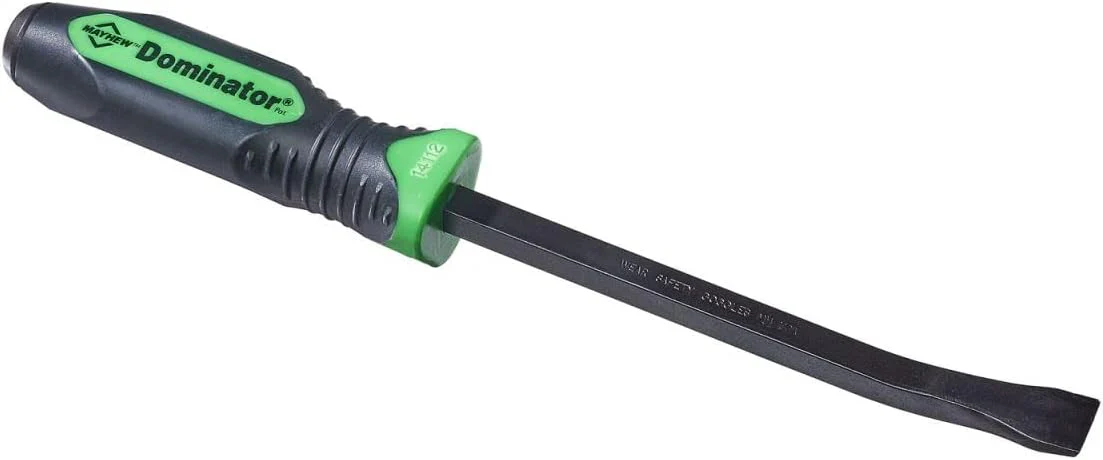 Mayhew Tools 14112GN Dominator Pro Curved Pry Bar, 12", Green - Image 2