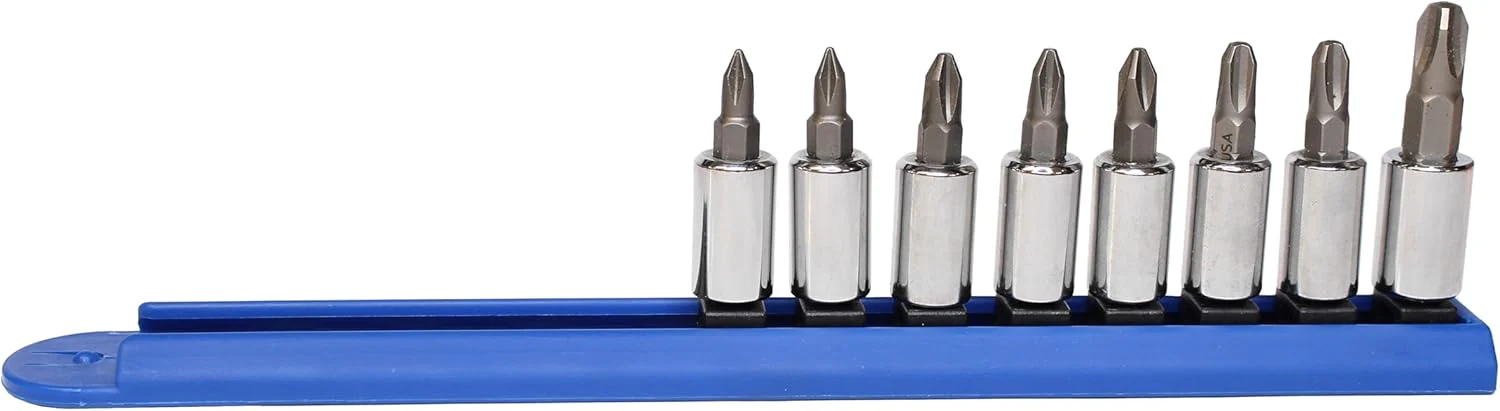 Mayhew Tools 16012 Phillips Socket Bit Set, Chrome Plated, 8-Piece - Image 4