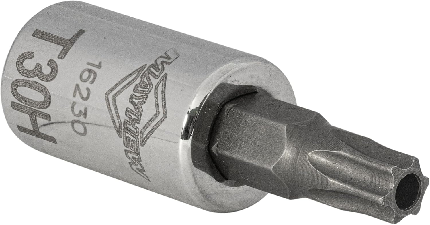 Mayhew Tools 16014 Tamperproof Torx Socket Bit Set, Chrome Plated, 10-Piece - Image 9