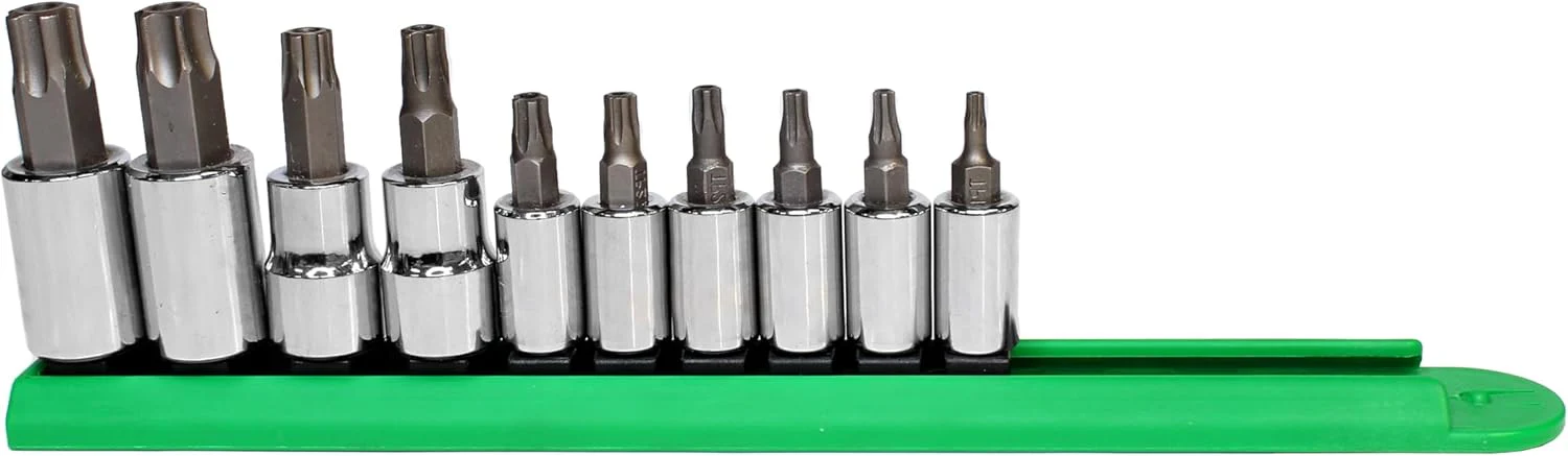 Mayhew Tools 16016 Tamper-proof Torx Plus Socket Bit Set, Chrome Plated, 10-Piece Polished Chrome - Image 3