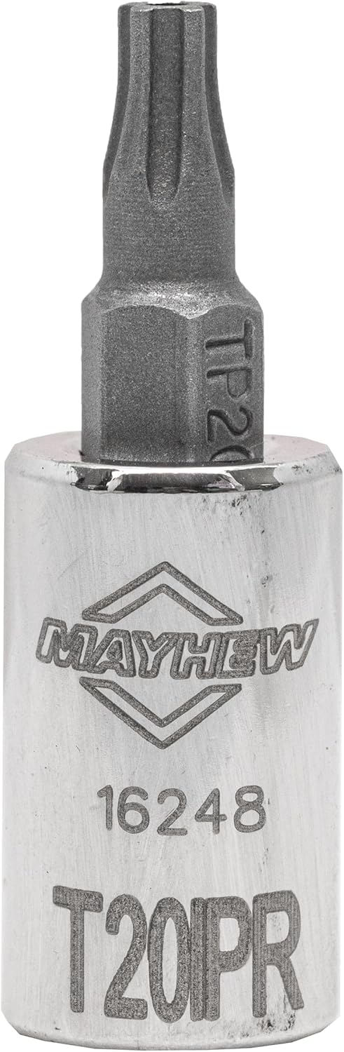 Mayhew Tools 16016 Tamper-proof Torx Plus Socket Bit Set, Chrome Plated, 10-Piece Polished Chrome - Image 6