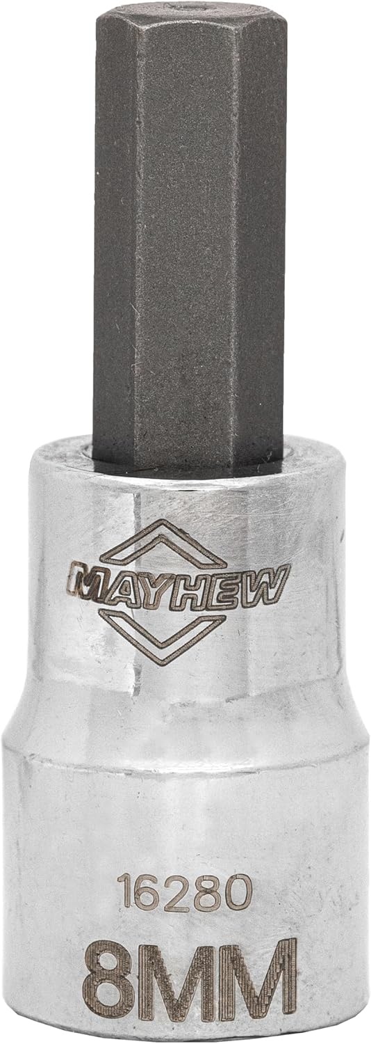 Mayhew Tools 16019 Metric Hex Socket Bit Set, 8-Piece, Polished Chrome - Image 5