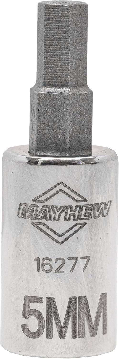 Mayhew Tools 16019 Metric Hex Socket Bit Set, 8-Piece, Polished Chrome - Image 8