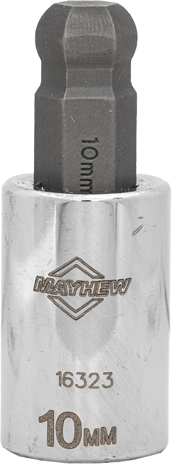 Mayhew Tools 16023 Metric Ball Hex Socket Bit Set, 7-Piece, Polished Chrome - Image 6