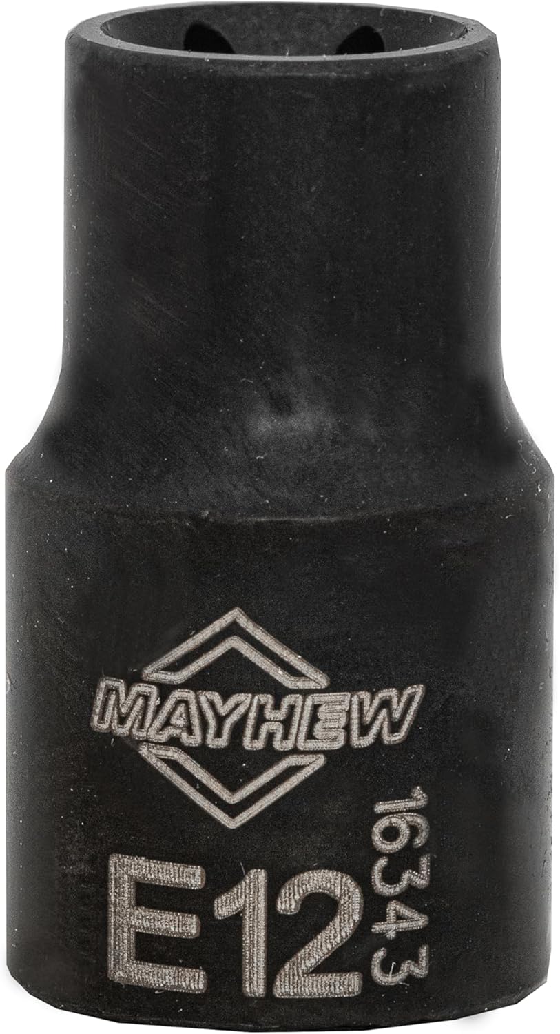 Mayhew Tools 16025 Inverted Torx Socket Bit Set, 7-Piece, Black Oxide Finish, polished chrome Polished Chrome 7-Piece Inverted Torx - Image 6