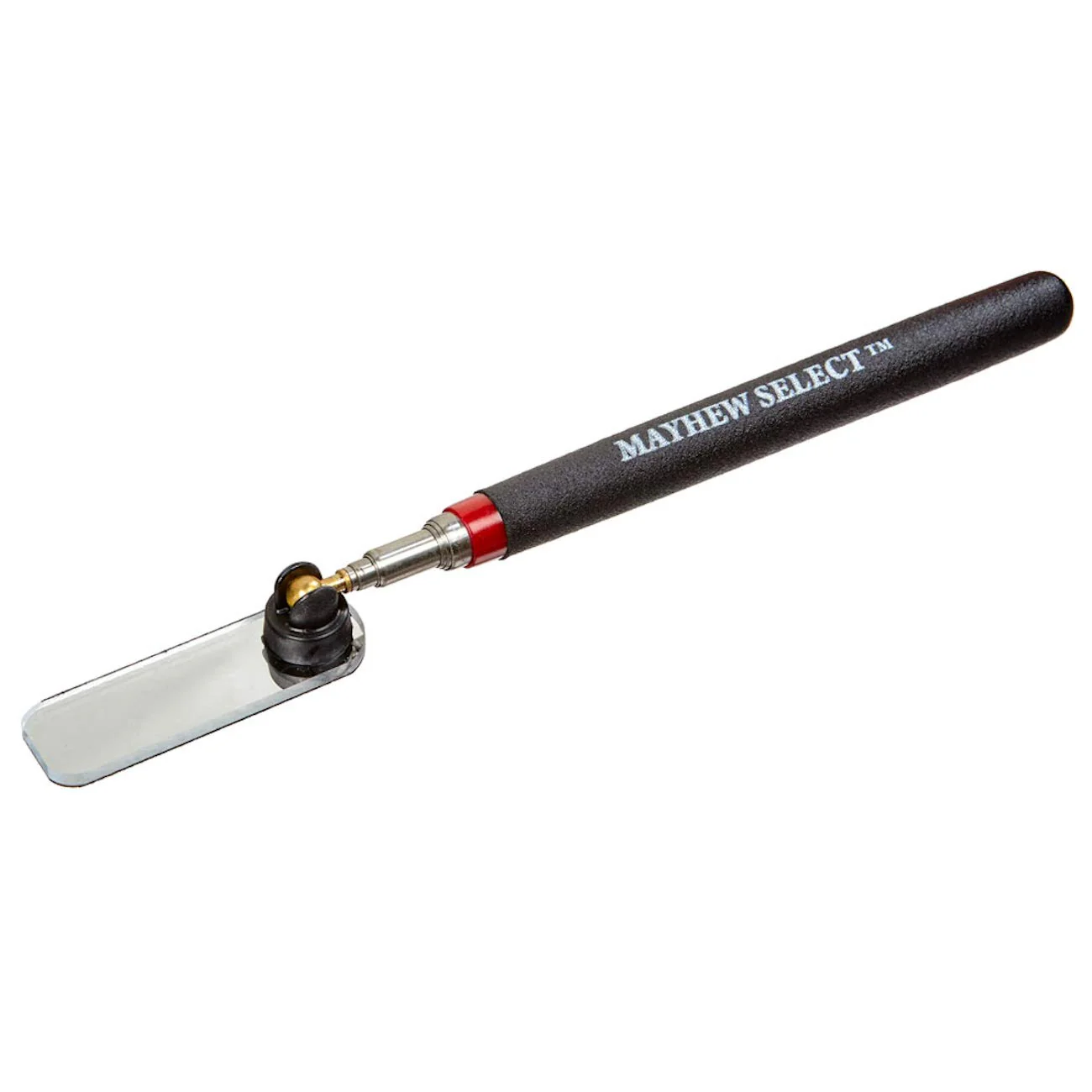 Mayhew Tools 17760 TeleMirror Telescoping Acrylic Mirror, 3/4" x 2-1/2", Black