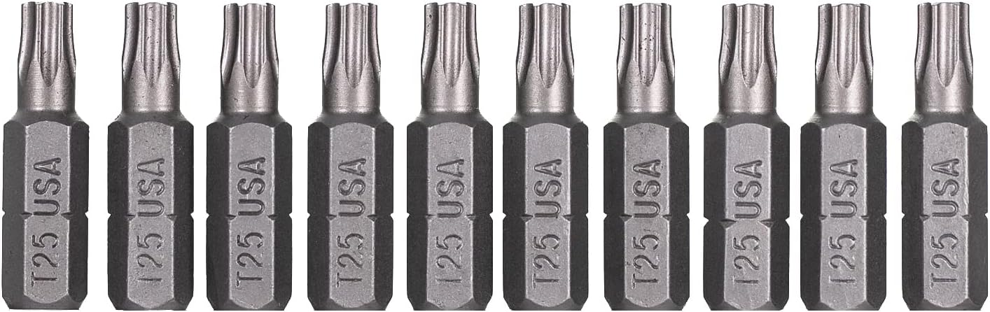 Mayhew Tools 18216-10 USA Torx Insert Bit, T25 x 1" (Pack of 10) - Image 2