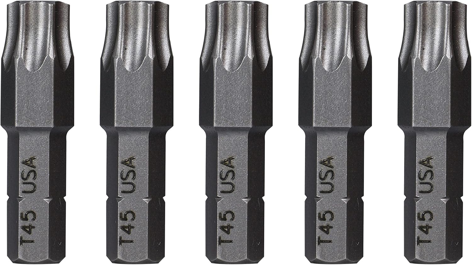Mayhew Tools 18801-5 USA Torx Insert Bit, T45 x 1" (Pack of 5) - Image 2