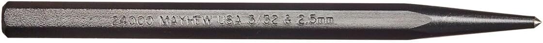 Mayhew Tools 24000 Center Punch, 3/32" - 2.5 mm x 4", Black Oxide Finish - Image 2