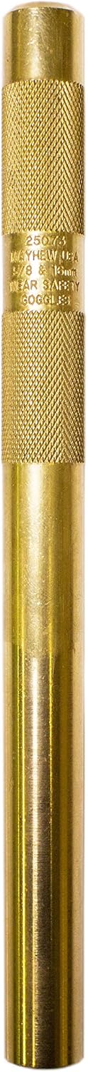 Mayhew Tools 25073 Brass Drift Punch, 5/8-16mm x 8" - Image 3
