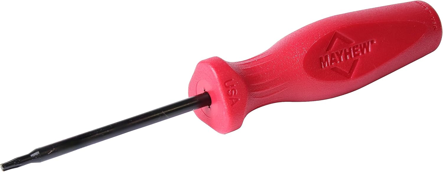 Mayhew Tools 27400 USA Torx Screwdriver, Red, T10 x 3-Inch - Image 3