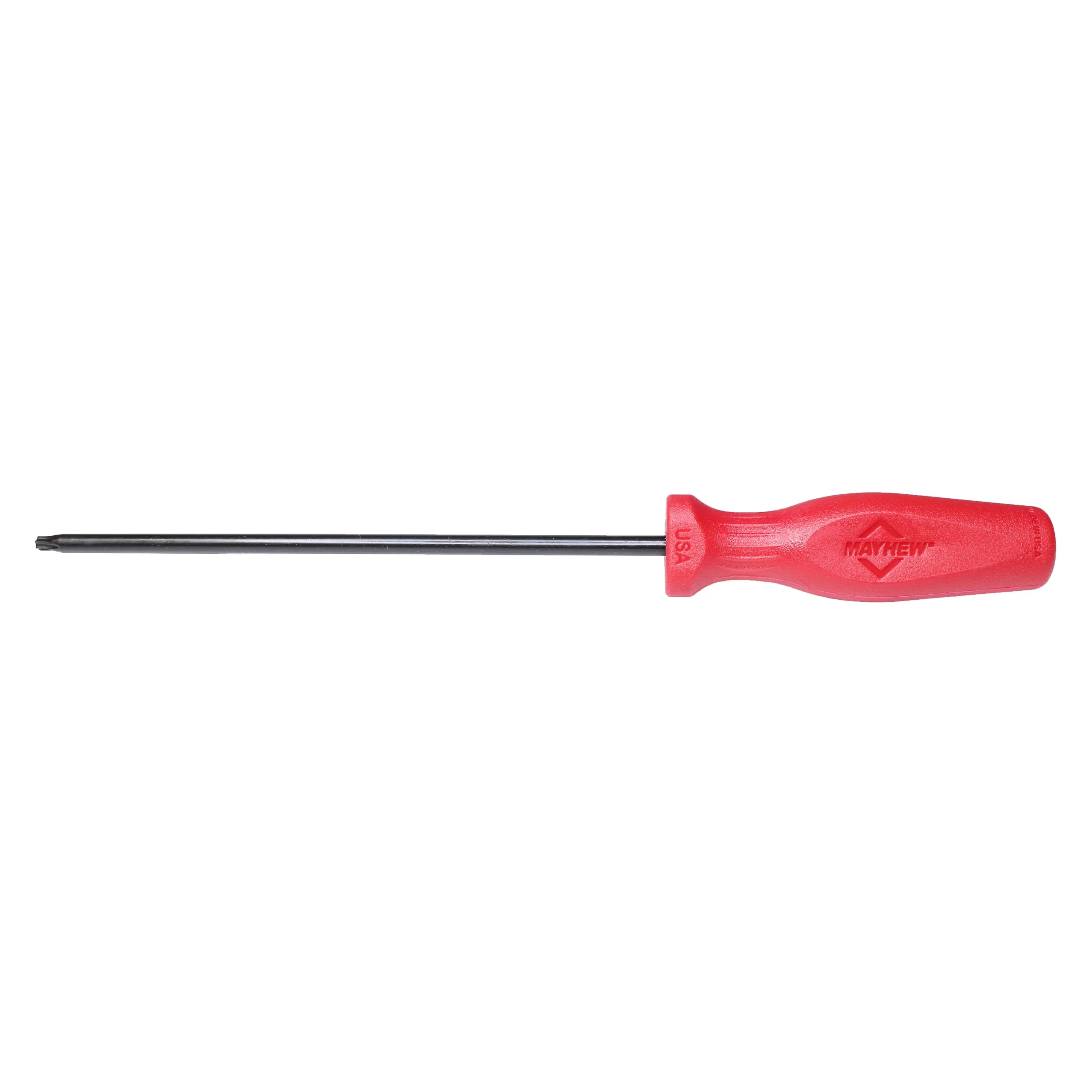 Mayhew Tools 27409 USA Torx Screwdriver, Red, T27 x 8-Inch