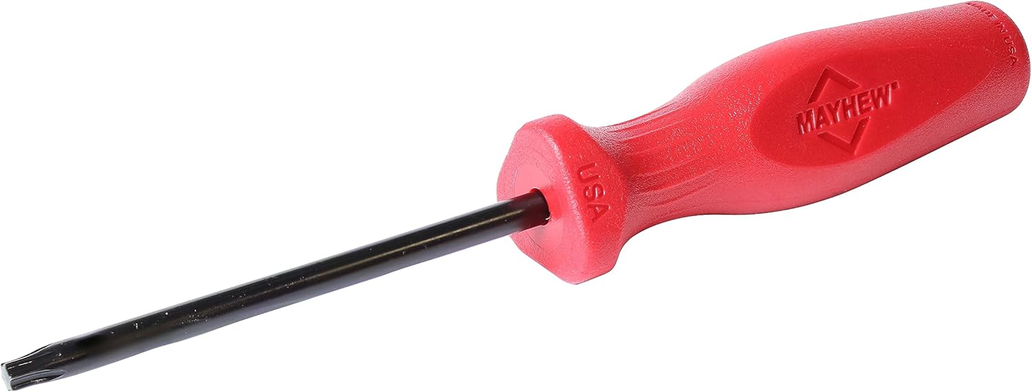 Mayhew Tools 27410 USA Torx Screwdriver, Red, T30 x 4-Inch - Image 3