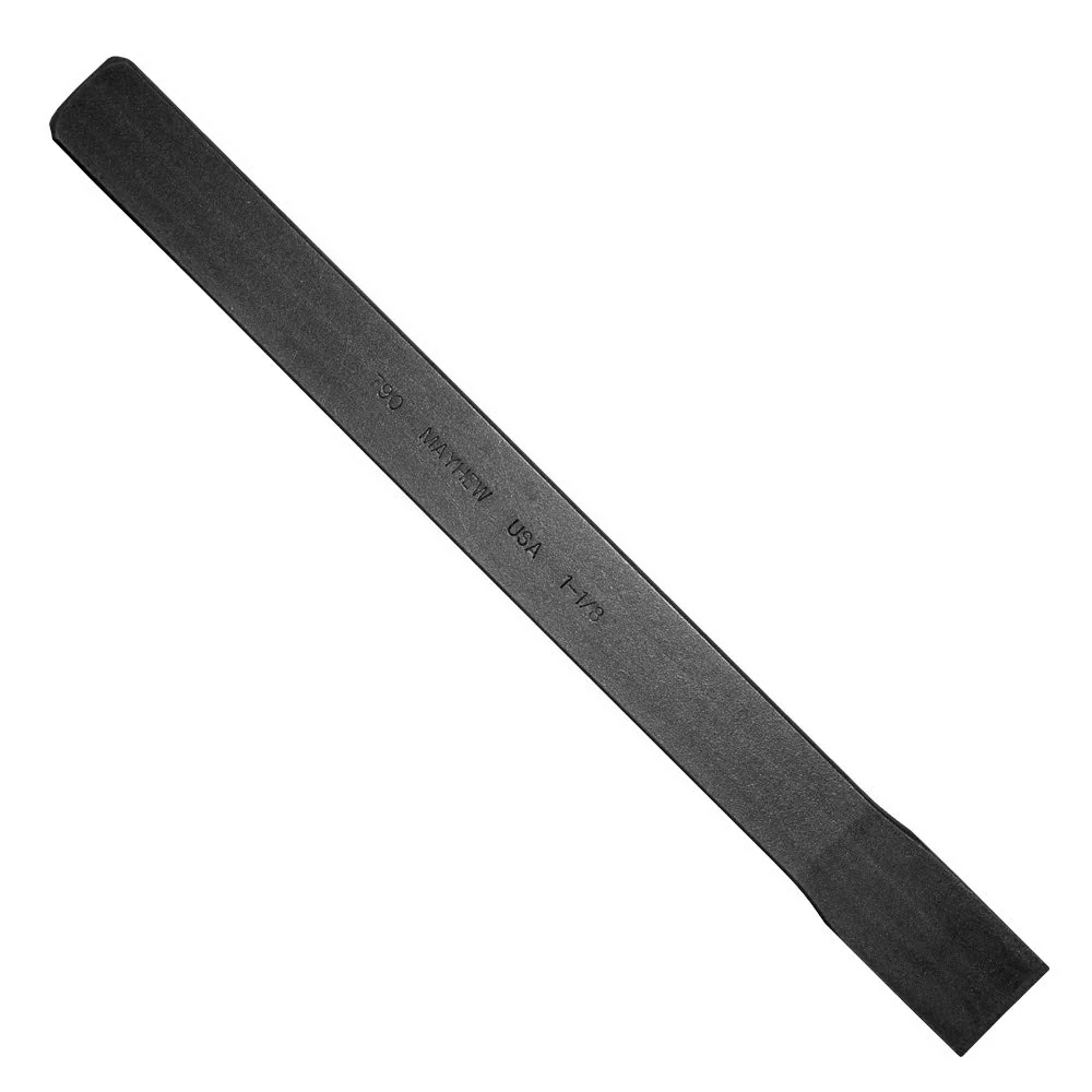 Mayhew Tools 30210 Mason Chisel, Shot Blast Finish, 1-1/8"-by-12" No Handguard