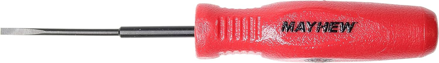 Mayhew Tools 31302 Micro Screwdriver, 3/32" x 2-1/2", Red Slotted - Image 2