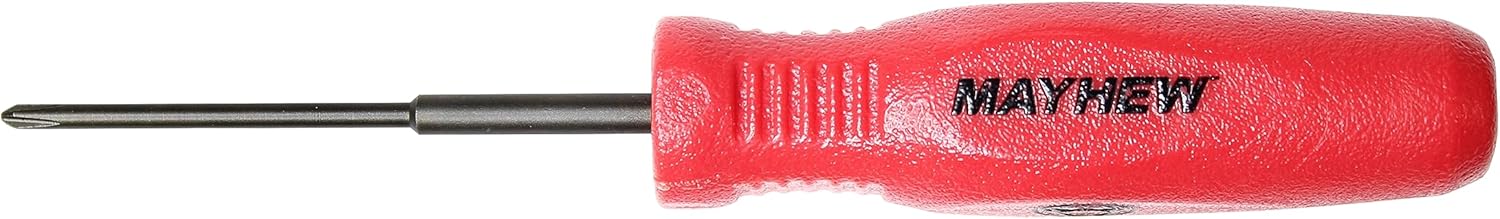 Mayhew Tools 31351 Micro Screwdriver, NO.000 x 2", Red Phillips - Image 2