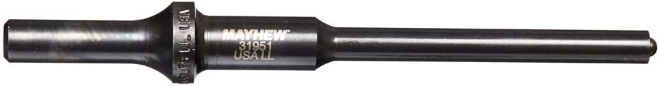 Mayhew Tools 31951HT Pneumatic Roll Pin Punch, 5/16" x 6" Hang Tag, Black Oxide Finish - Image 3