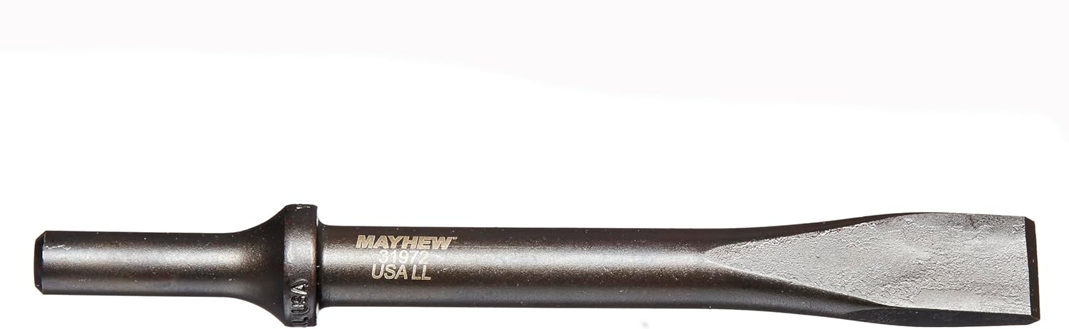 Mayhew Tools 31972 Pneumatic Cold Chisel, 5/8" x 6", Black Oxide Finish - Image 2