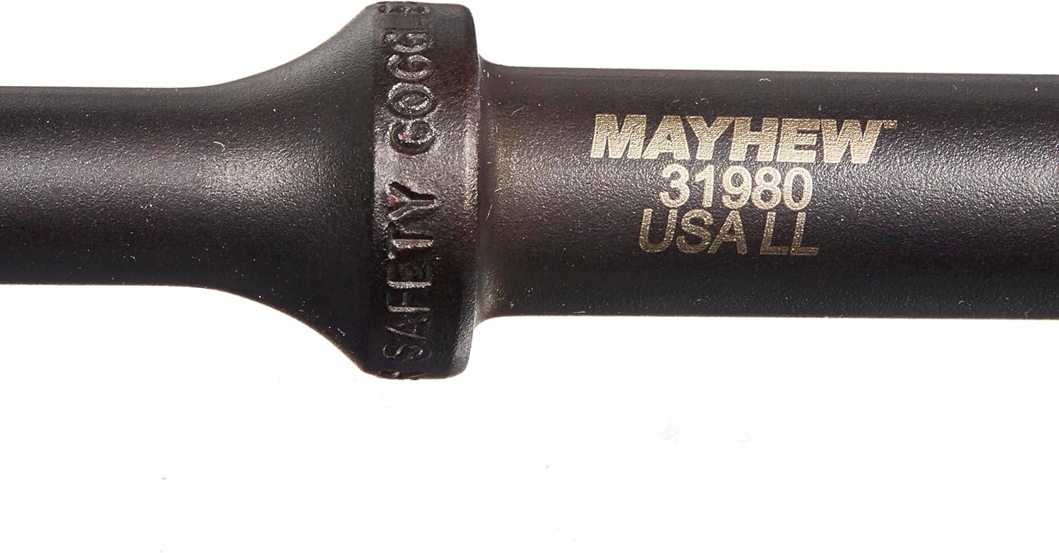 Mayhew Tools 31980 Pneumatic Taper Punch, 1/2" x 6", Black Oxide Finish - Image 4