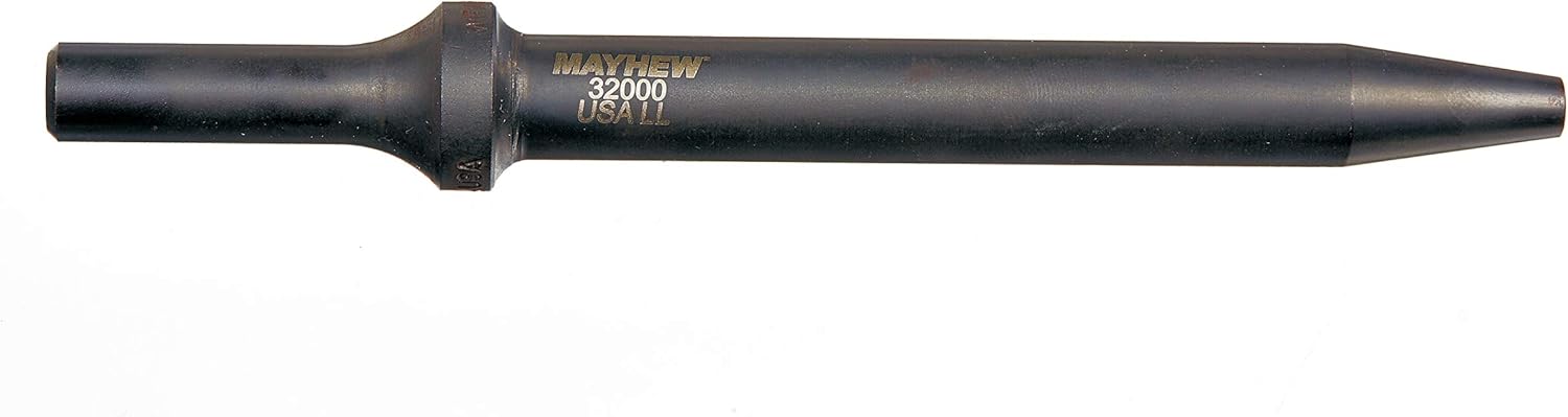Mayhew Tools 32000HT Pneumatic Taper Punch, 1/4" x 6" Hang Tag, Black Oxide Finish - Image 3