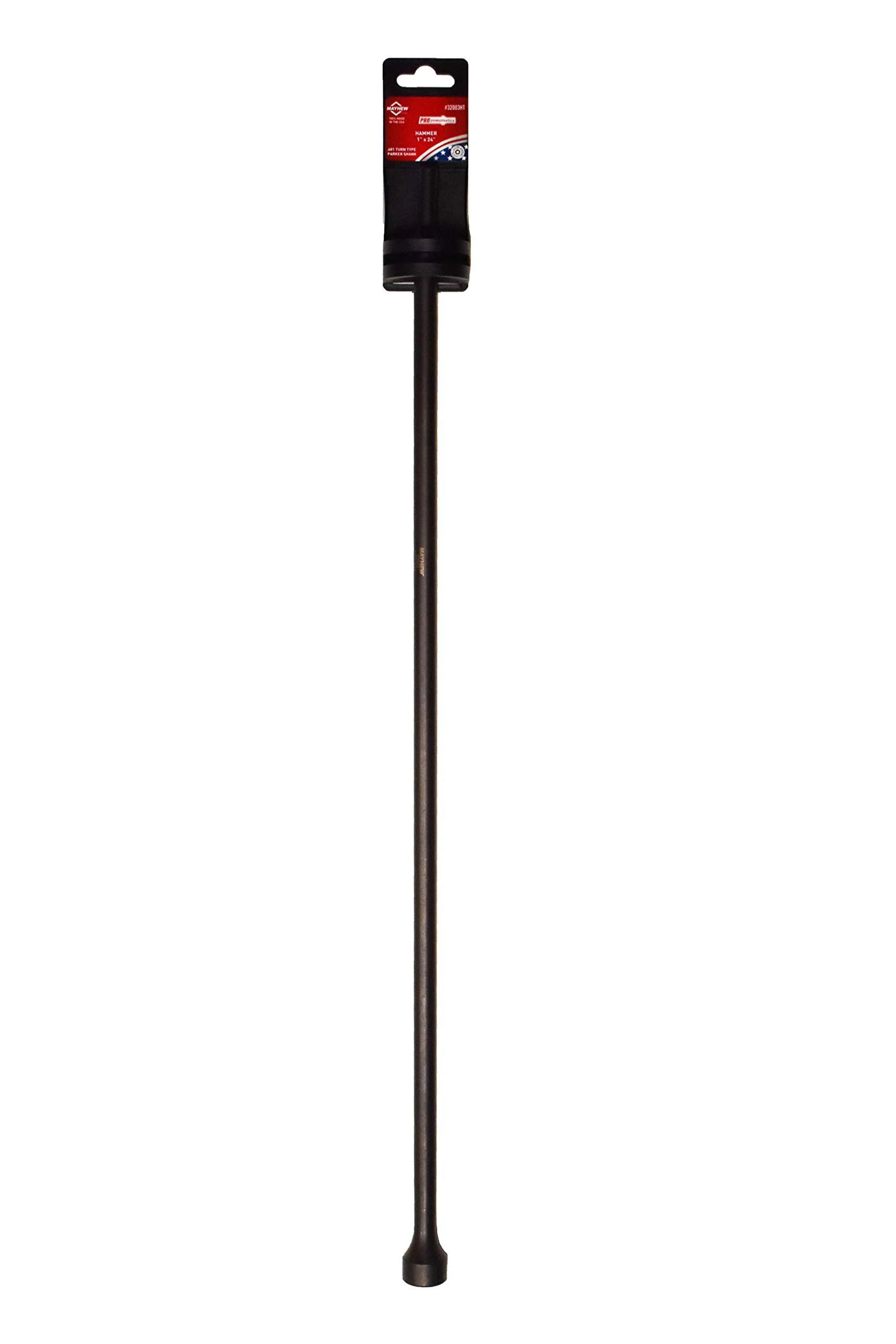 Mayhew Tools 32003HT Pneumatic Hammer, 1" x 24", Black Oxide Finish